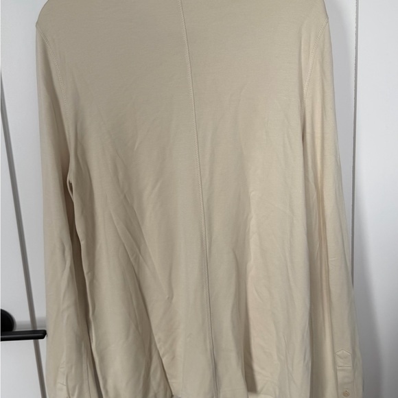 Toteme Beige Button-Up Jersey Shirt - Picture 5 of 5